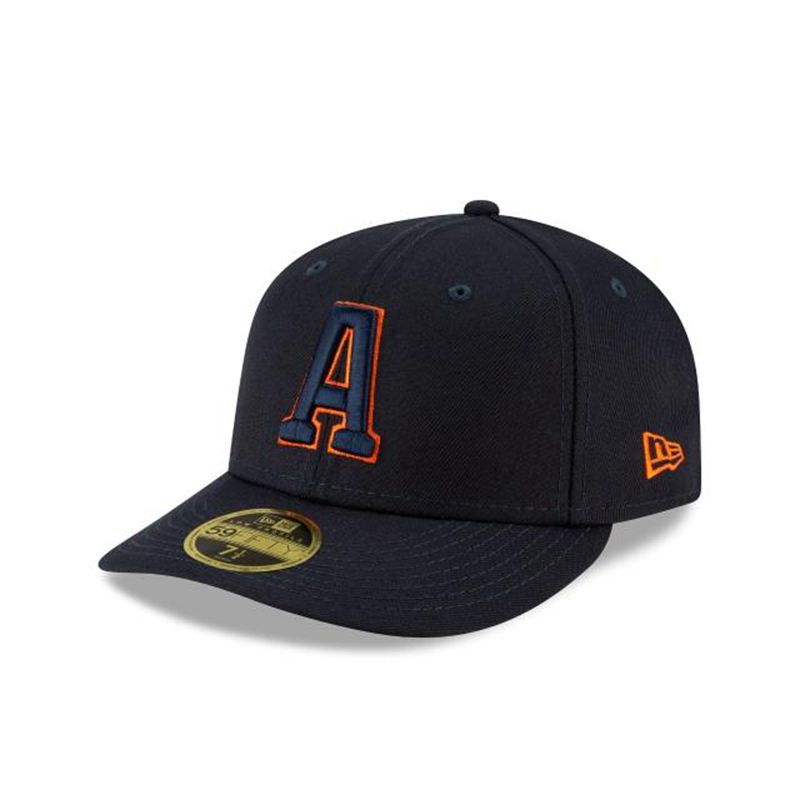 MLB Houston Astros Ligature Low Profile 59Fifty Fitted (RYU7844) - Blue New Era Caps